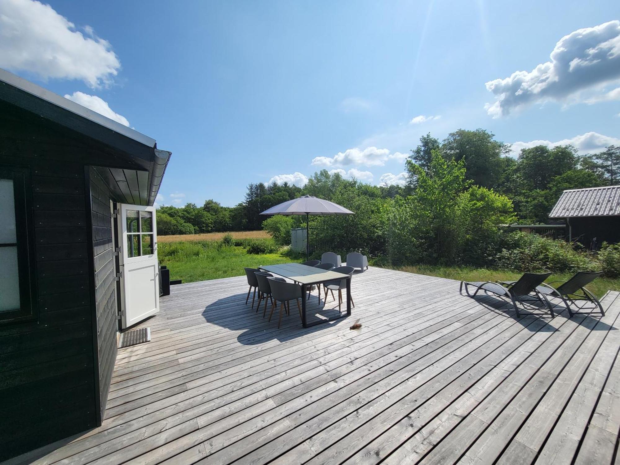 סקנדרבורג Sommerhus Ved Mosso Med Sokig מראה חיצוני תמונה